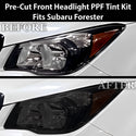 Fits Subaru Forester 2014-2018 Full Headlight Taillight Precut Smoked PPF Tint Kit Film Overlay  - Bogar Tech Designs