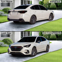 Fits Subaru Legacy 2020-2025 Full Headlight Taillight Precut Smoked PPF Tint Kit Film Overlay  - Bogar Tech Designs