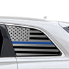 Fits Audi Q7 2017-2026 Quarter Window American Flag Vinyl Decal Stickers - Bogar Tech Designs