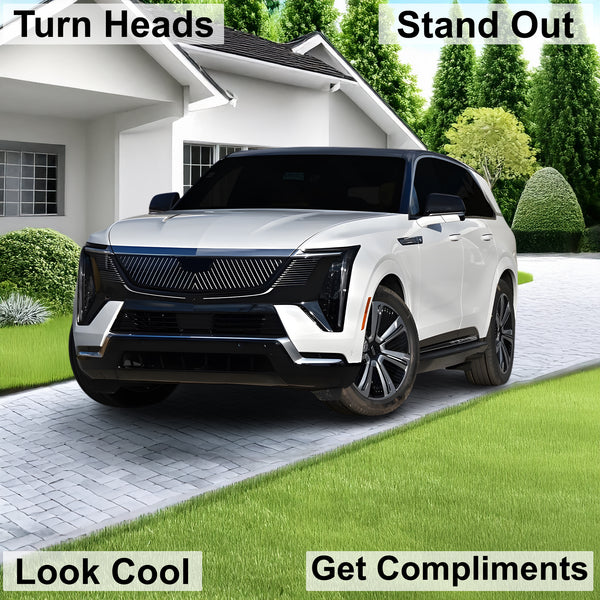 Fits Cadillac Escalade IQ 2025-2026 Full Headlight Taillight Precut Smoked PPF Tint Kit Film Overlay  - Bogar Tech Designs