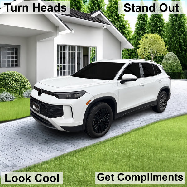 Fits Volkswagen Tiguan 2025-2027 Full Headlight Taillight Precut Smoked PPF Tint Kit Film Overlay  - Bogar Tech Designs