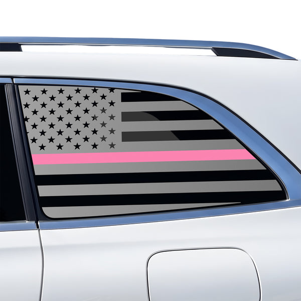 Fits Mercedes-Benz GLS 2024-2026 Quarter Window American Flag Vinyl Decal Stickers - Bogar Tech Designs