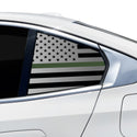 Fits BMW 5 Series 2024-2027 Quarter Window American Flag Vinyl Decal Stickers - Bogar Tech Designs