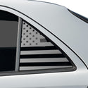 Fits Mercedes-Benz C280 1994-2000 Quarter Window American Flag Vinyl Decal Stickers - Bogar Tech Designs