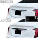 Fits Cadillac CT5 2020-2026 Vinyl Chrome Delete Trunk - Before & After