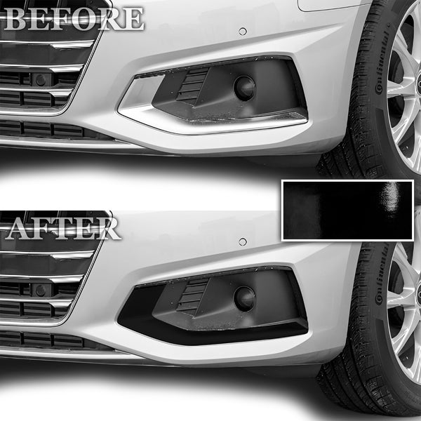 Fits Audi A4 2020-2025 Vinyl Chrome Delete Grille Blackout Decal Stickers Overlay Film - Bogar Tech Designs