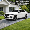 Fits BMW X6 2019-2023 Vinyl Chrome Delete Grille Blackout Decal Stickers Overlay Film - Bogar Tech Designs
