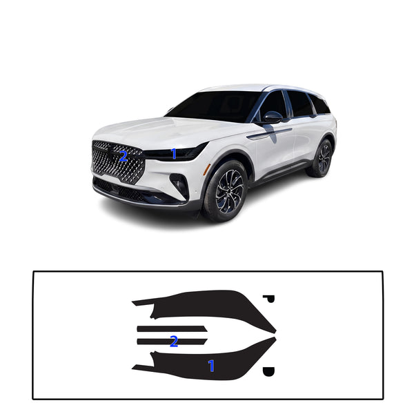 Fits Lincoln Nautilus 2024-2026 Full Headlight Taillight Precut Smoked PPF Tint Kit Film Overlay  - Bogar Tech Designs