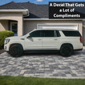 Fits GMC Yukon XL 2025-2026 Animal Leopard Cheetah Cow Window Vinyl Decal Stickers - Bogar Tech Designs