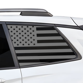 Fits Honda Passport 2019-2025 Quarter Window American Flag Vinyl Decal Stickers - Bogar Tech Designs