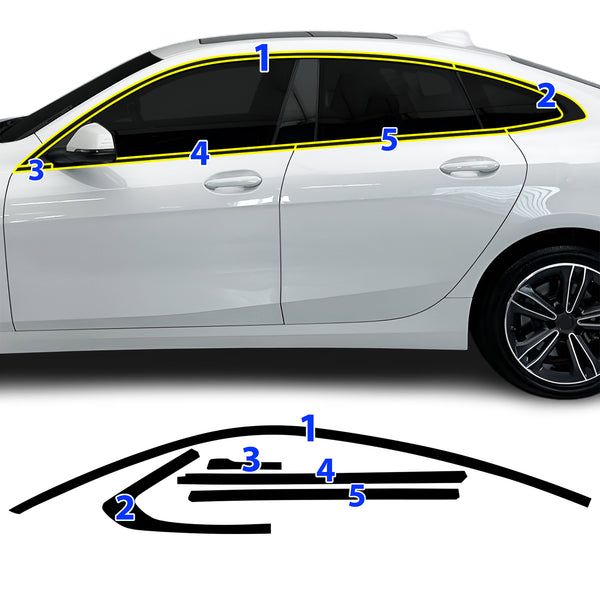 Fits BMW 2 Series 2020-2024 Vinyl Chrome Delete Grille Blackout Decal Stickers Overlay Film - Bogar Tech Designs