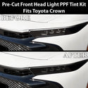 Fits Toyota Crown 2023-2026 Full Headlight Taillight Precut Smoked PPF Tint Kit Film Overlay  - Bogar Tech Designs