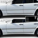Fits Mercedes-Benz C280 1994-2000 Vinyl Chrome Delete Grille Blackout Decal Stickers Overlay Film - Bogar Tech Designs