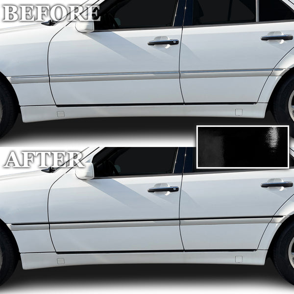 Fits Mercedes-Benz C280 1994-2000 Vinyl Chrome Delete Grille Blackout Decal Stickers Overlay Film - Bogar Tech Designs