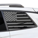 Fits Honda Passport 2019-2025 Quarter Window American Flag Vinyl Decal Stickers - Bogar Tech Designs