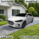 Fits Hyundai Elantra 2017-2018 Full Headlight Taillight Precut Smoked PPF Tint Kit Film Overlay  - Bogar Tech Designs