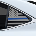 Fits Lexus IS 2017-2020 Quarter Window American Flag Vinyl Decal Stickers - Bogar Tech Designs