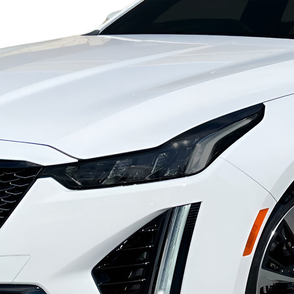Fits Cadillac CT5 2020-2024 Full Headlight Taillight Precut Smoked PPF Tint Kit Film Overlay  - Bogar Tech Designs