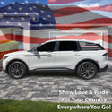 Fits Lincoln Nautilus 2024-2026 Quarter Window American Flag Vinyl Decal Stickers - Bogar Tech Designs
