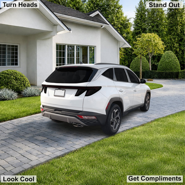 Fits Hyundai Tucson 2025-2026 Full Headlight Taillight Precut Smoked PPF Tint Kit Film Overlay  - Bogar Tech Designs