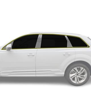 Fits Audi Q7 2020-2024 Vinyl Chrome Delete Grille Blackout Decal Stickers Overlay Film - Bogar Tech Designs