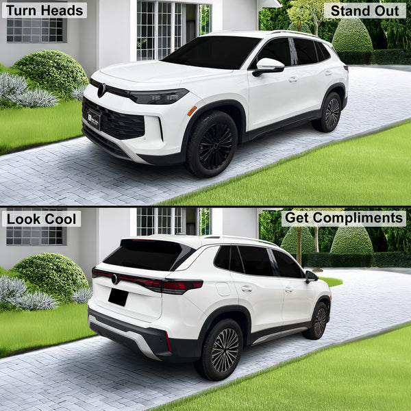 Fits Volkswagen Tiguan 2025-2027 Full Headlight Taillight Precut Smoked PPF Tint Kit Film Overlay  - Bogar Tech Designs