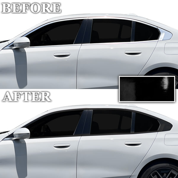 Fits BMW 5 Series 2024-2027 Vinyl Chrome Delete Grille Blackout Decal Stickers Overlay Film - Bogar Tech Designs