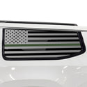Fits Jeep Grand Wagoneer L 2022-2027 Quarter Window American Flag Vinyl Decal Stickers - Bogar Tech Designs