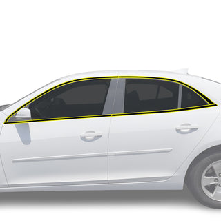 Fits Chevrolet Malibu 2013-2015 Vinyl Chrome Delete Grille Blackout Decal Stickers Overlay Film - Bogar Tech Designs