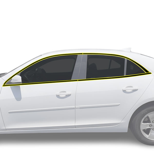 Fits Chevrolet Malibu 2013-2015 Vinyl Chrome Delete Grille Blackout Decal Stickers Overlay Film - Bogar Tech Designs
