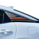 Fits Toyota Crown 2023-2026 Quarter Window American Flag Vinyl Decal Stickers - Bogar Tech Designs