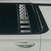 Fits GMC Yukon XL 2025-2026 Quarter Window American Flag Vinyl Decal Stickers - Bogar Tech Designs