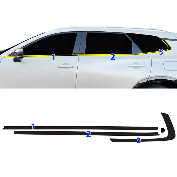 Fits Toyota Crown Signia 2025-2027 Vinyl Chrome Delete Grille Blackout Decal Stickers Overlay Film - Bogar Tech Designs
