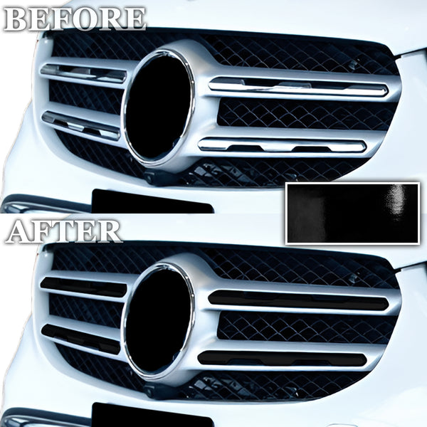 Fits Mercedes-Benz GLC-Class 2016-2022 Vinyl Chrome Delete Grille Blackout Decal Stickers Overlay Film - Bogar Tech Designs