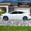 Fits Nissan Maxima 2015-2023 Animal Leopard Cheetah Cow Window Vinyl Decal Stickers - Bogar Tech Designs