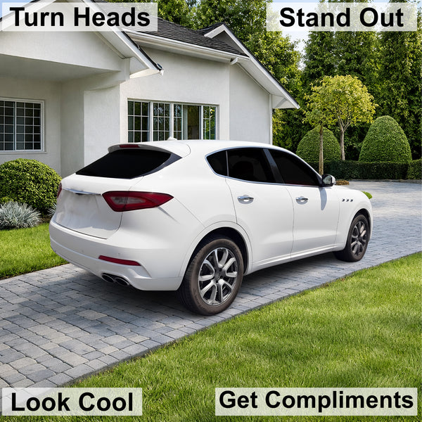 Fits Maserati Levante 2017-2020 Full Headlight Taillight Precut Smoked PPF Tint Kit Film Overlay  - Bogar Tech Designs