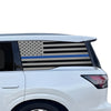 Fits Infiniti QX80 2025-2027 Quarter Window American Flag Vinyl Decal Stickers - Bogar Tech Designs