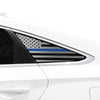 Fits Hyundai Sonata 2015-2017 Quarter Window American Flag Vinyl Decal Stickers - Bogar Tech Designs