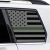 Fits Mercedes-Benz GLK 2010-2015 Quarter Window American Flag Vinyl Decal Stickers - Bogar Tech Designs