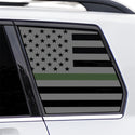 Fits Mercedes-Benz GLK 2010-2015 Quarter Window American Flag Vinyl Decal Stickers - Bogar Tech Designs