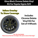 Fits Toyota Crown Signia 2025-2027 Vinyl Chrome Delete Grille Blackout Decal Stickers Overlay Film - Bogar Tech Designs