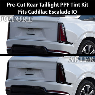 Fits Cadillac Escalade IQ 2025-2026 Full Headlight Taillight Precut Smoked PPF Tint Kit Film Overlay  - Bogar Tech Designs