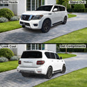 Fits Nissan Armada 2017-2020 Full Headlight Taillight Precut Smoked PPF Tint Kit Film Overlay  - Bogar Tech Designs