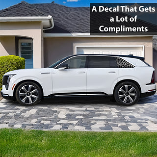 Fits Cadillac Escalade IQ 2025-2026 Animal Leopard Cheetah Cow Window Vinyl Decal Stickers - Bogar Tech Designs