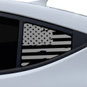 Fits Hyundai Elantra 2017-2018 Quarter Window American Flag Vinyl Decal Stickers - Bogar Tech Designs