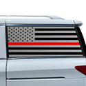 Fits Nissan Quest 2011-2017 Quarter Window American Flag Vinyl Decal Stickers - Bogar Tech Designs