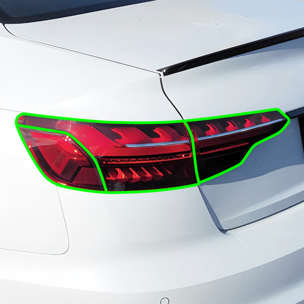 Fits Audi A4 2020-2025 Full Headlight Taillight Precut Smoked PPF Tint Kit Film Overlay  - Bogar Tech Designs