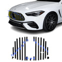 Fits Mercedes-Benz CLE 2024-2026 Vinyl Chrome Delete Grille Blackout Decal Stickers Overlay Film - Bogar Tech Designs