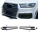 Fits Audi Q7 2017-2019 Vinyl Chrome Delete Grille Blackout Decal Stickers Overlay Film - Bogar Tech Designs