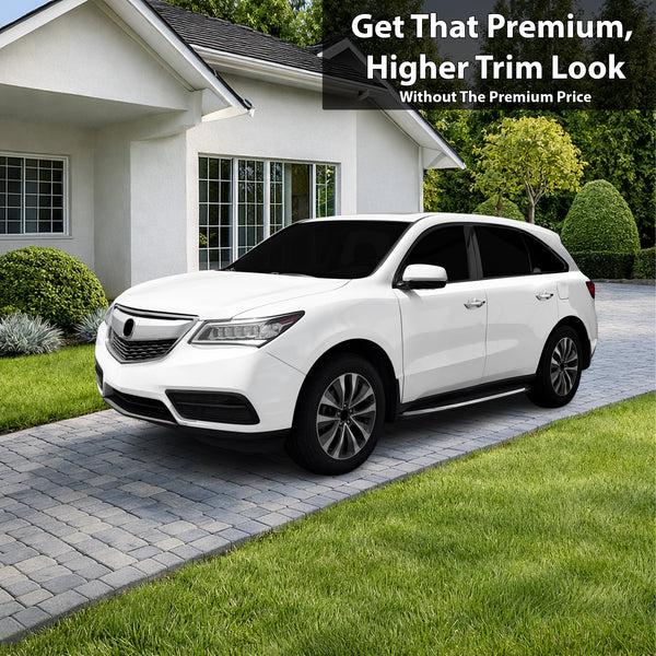 Fits Acura MDX 2014-2016 Vinyl Chrome Delete Grille Blackout Decal Stickers Overlay Film - Bogar Tech Designs